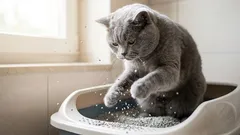 Waarom katten kattenbakvulling uit de bak gooien: het is geen slecht gedrag, maar een schreeuw om hulp
